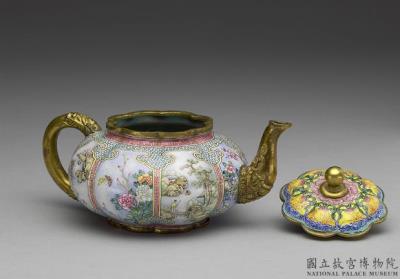 图片[3]-Painted enamel round ewer ,Qianlong reign (1736-1795) , Qing dynasty-China Archive